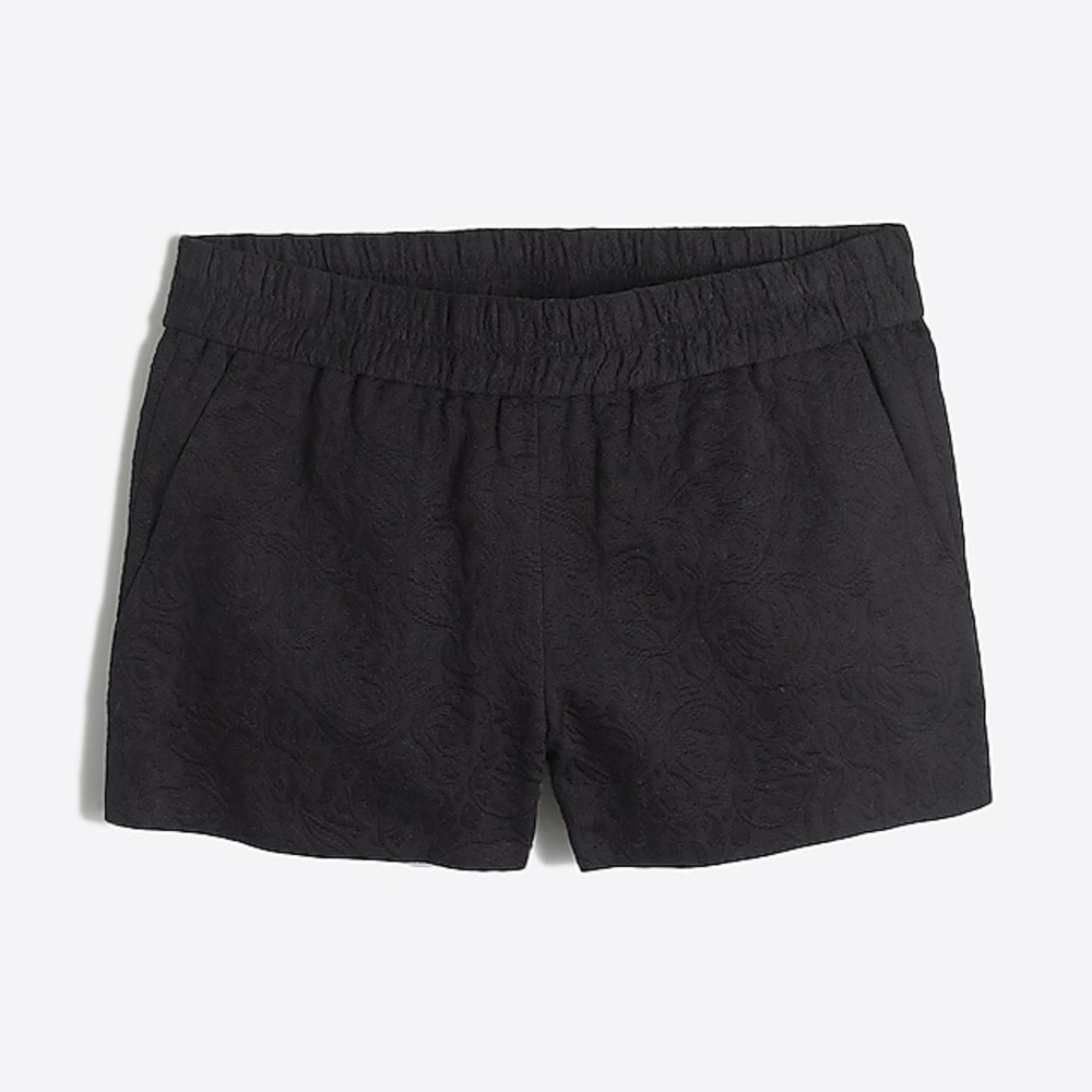 JCrew Floral jacquard boardwalk pull on shorts